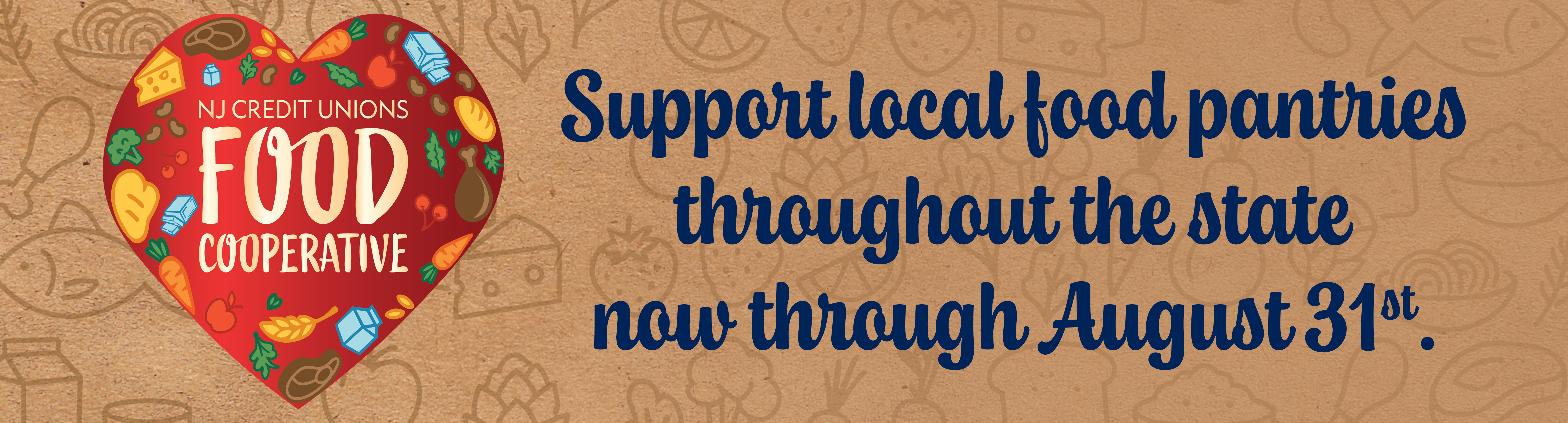 Food Drive request banner